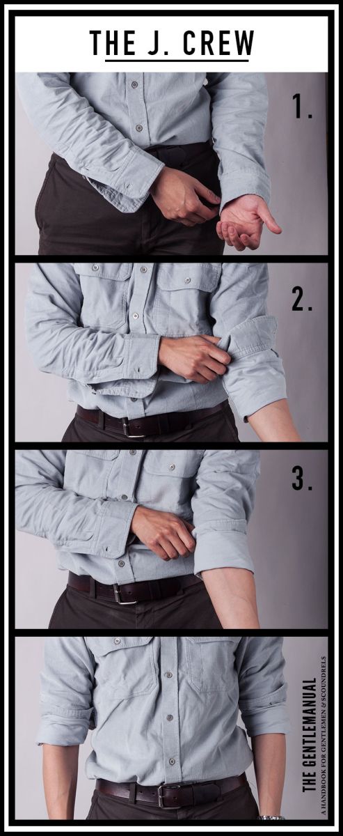5 cách xắn tay áo sơ mi chất phát ngất